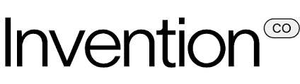 “Invention” wordmark with a small “CO” badge in the top-right.